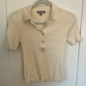 J.Crew knit polo - women’s size small